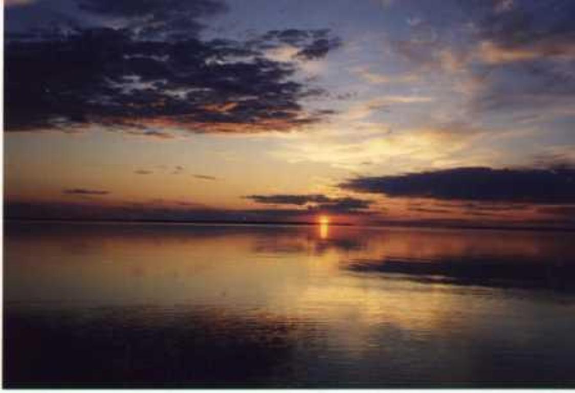 Sunset on Cormorant Lake, Nootin Resort, The Pas, Manitoba Canada - home of trophy Northern Pike and Walleye